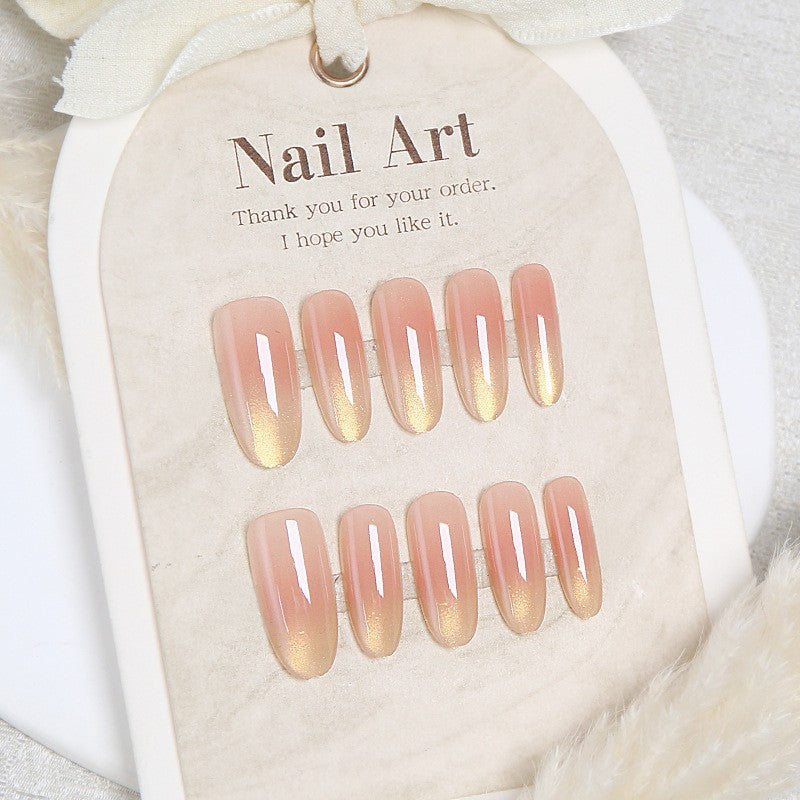 Elegant Floral Designed Press-On Nails