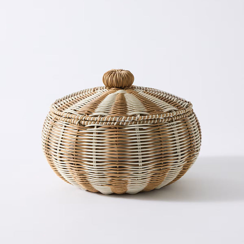 Stylish basket with lid Kalsten
