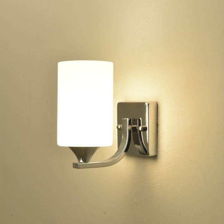 Modern Dual-Opal Wall Sconce