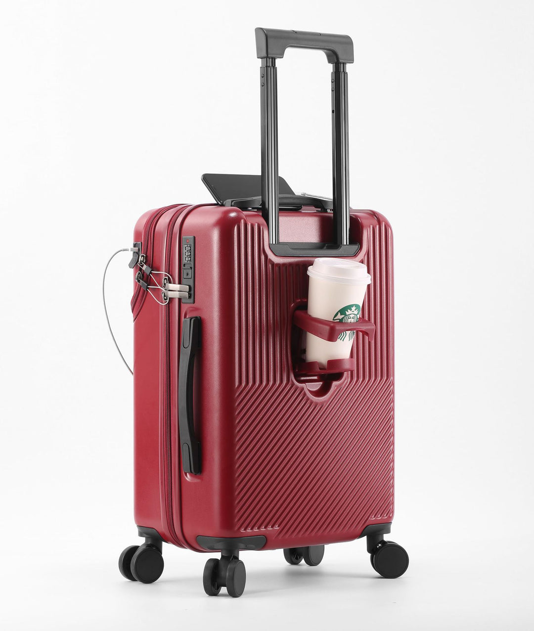 Unisex Smart Tech Compact Carry-On Suitcase Kalsten