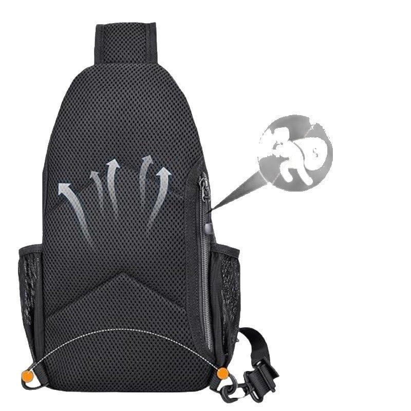 More ergonomic sling backpack with multiple compartments and practical holders Kalsten