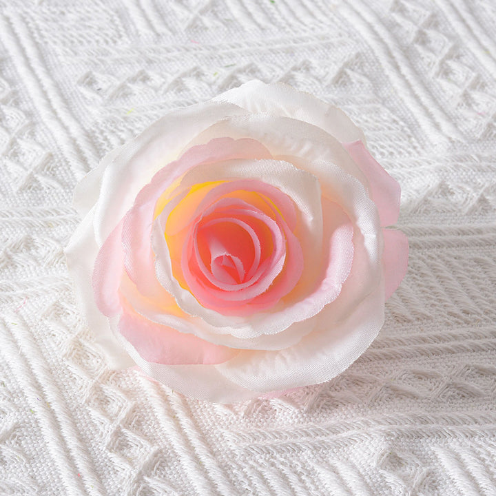 Vibrant Silk Rose Flower Accessory