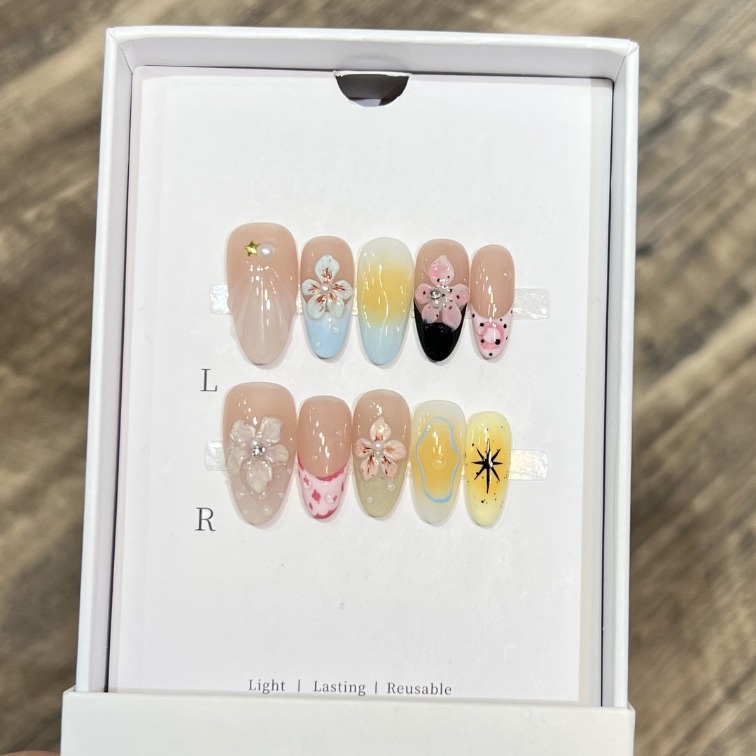 Reusable Press-On Nail Set Kalsten