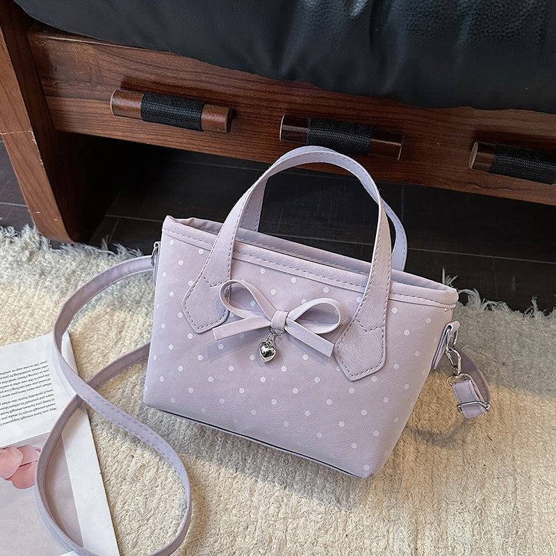 Polka Dot Mini Handheld Purse