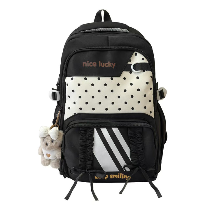 Backpack with Playful Design and Many Compartments Kalsten