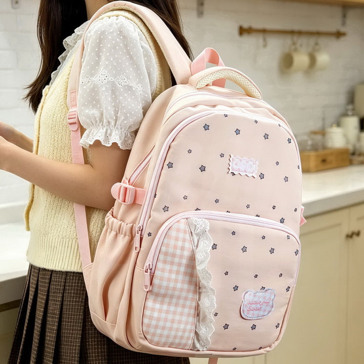 Fun-Patterned Lightweight Backpack Kalsten
