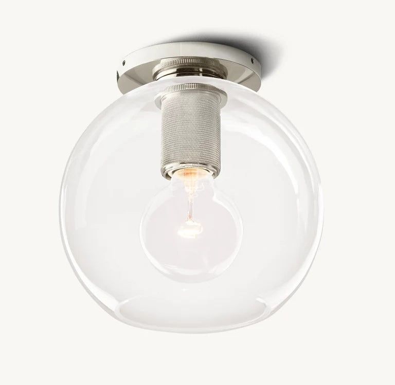 Modern Glass Sphere Wall Light