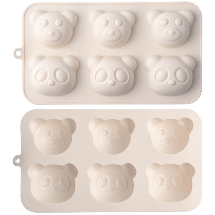 Silicone Ice Cube Mold with Cute Bear Head Design Kalsten