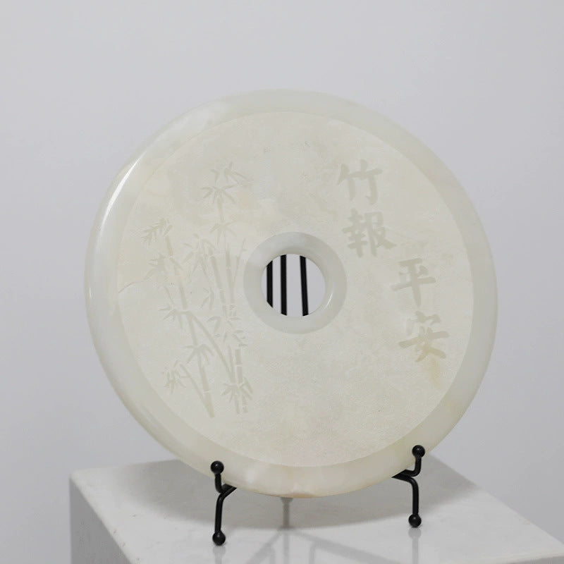 Elegant Marble Decorative Disc