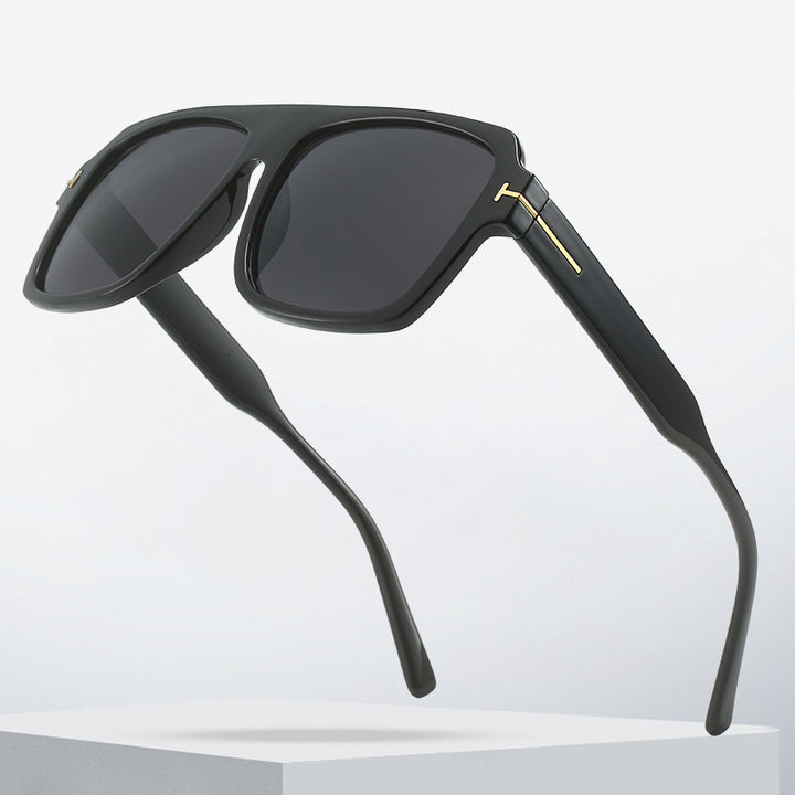 Women's square sunglasses with stylish, transparent frame Kalsten