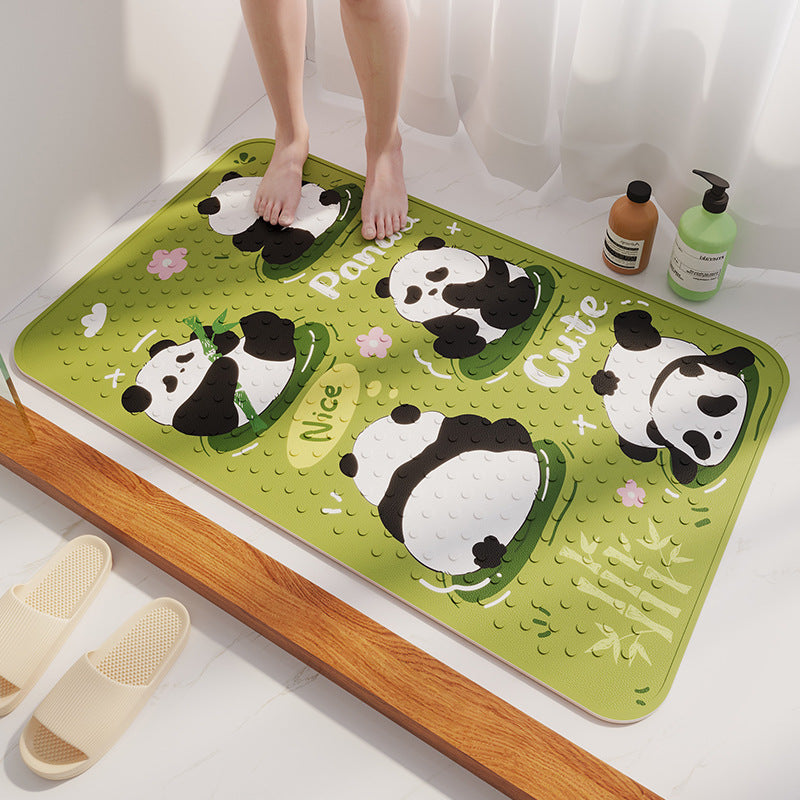 Cartoon-Themed Bath Mat Kalsten