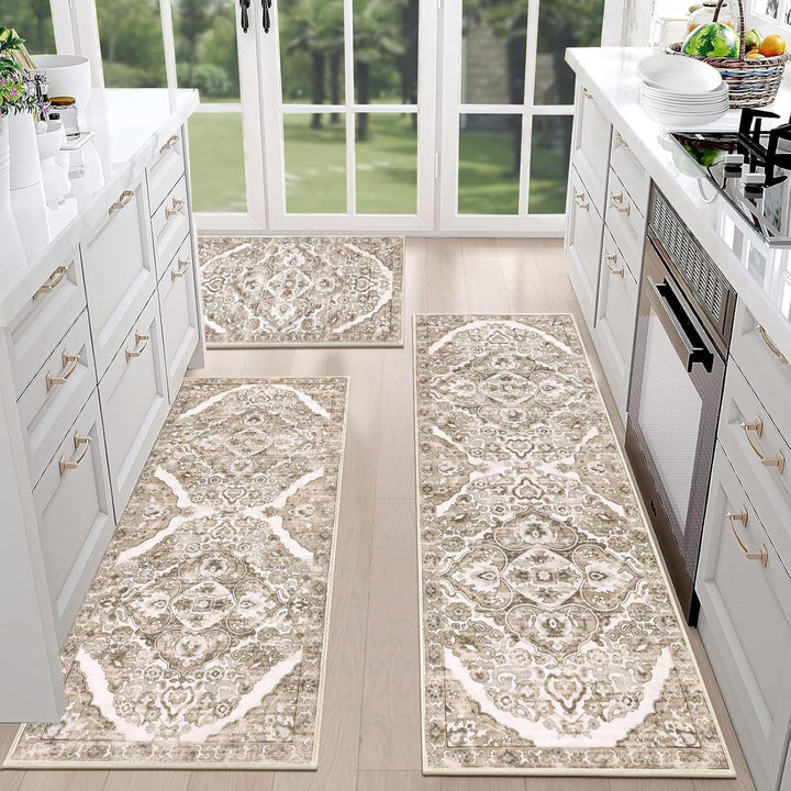 Luxurious Vintage-Inspired Kitchen Runner Mat Kalsten