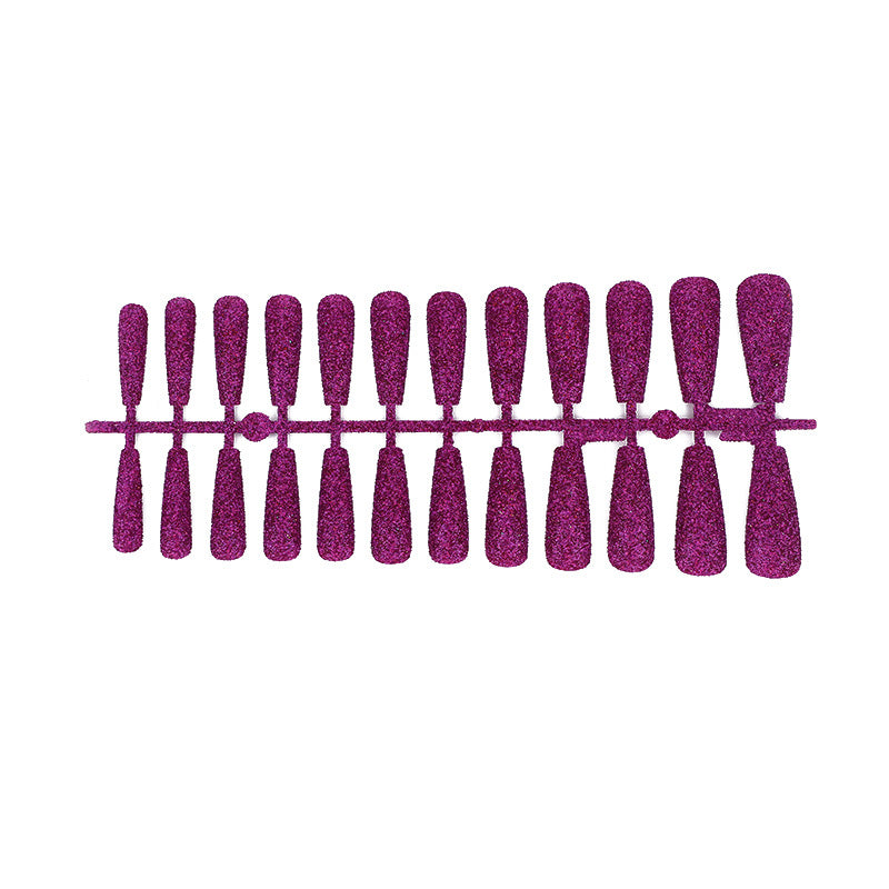 Glamorous artificial nails with glitter effects Kalsten