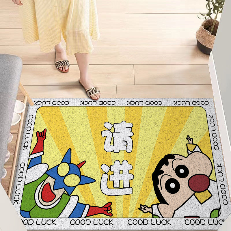 Cartoon Character-Themed Floor Mat