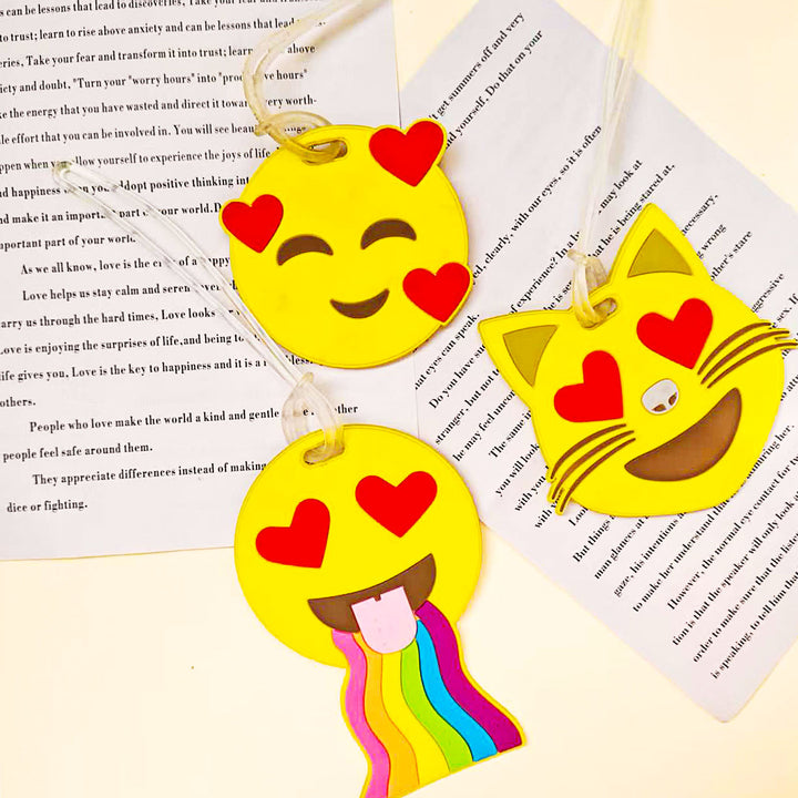 Unisex Emoji-Inspired Luggage Tag Kalsten