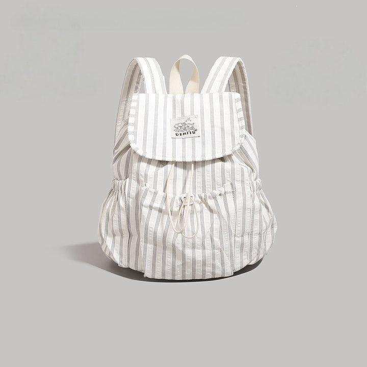 Leisure Backpack in Playful Striped Design Kalsten