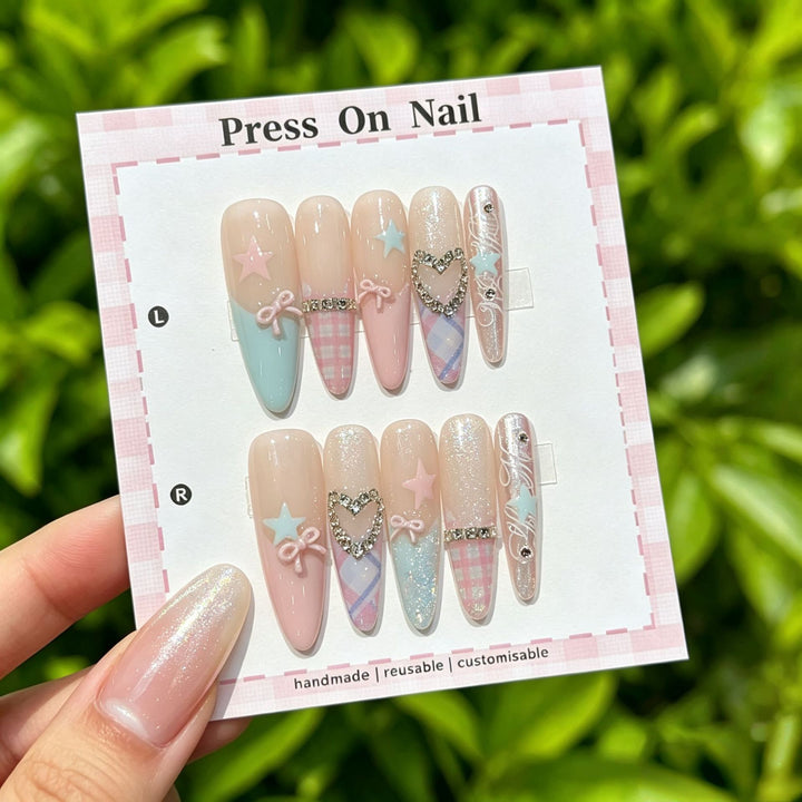 Charming Thematic Press-On Nail Set
