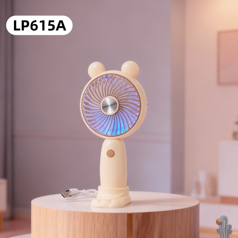 Women's portable hand fan with LED display Kalsten