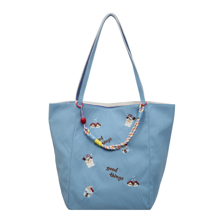 Embroidered Casual Tote Kalsten