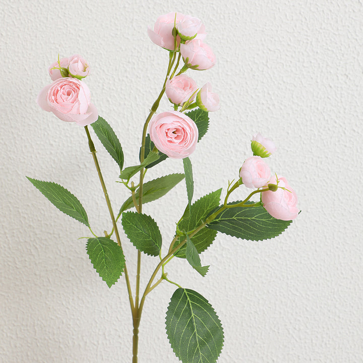 Realistic Artificial Rose with Fine Flowers and Leaves