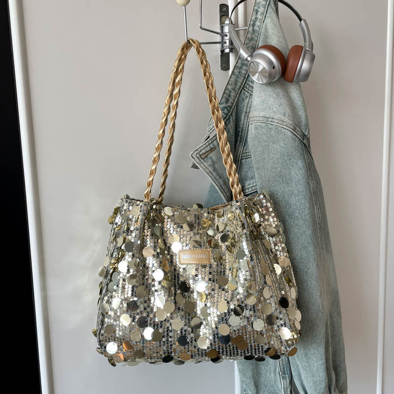 Glamorous Sequin Shoulder Bag