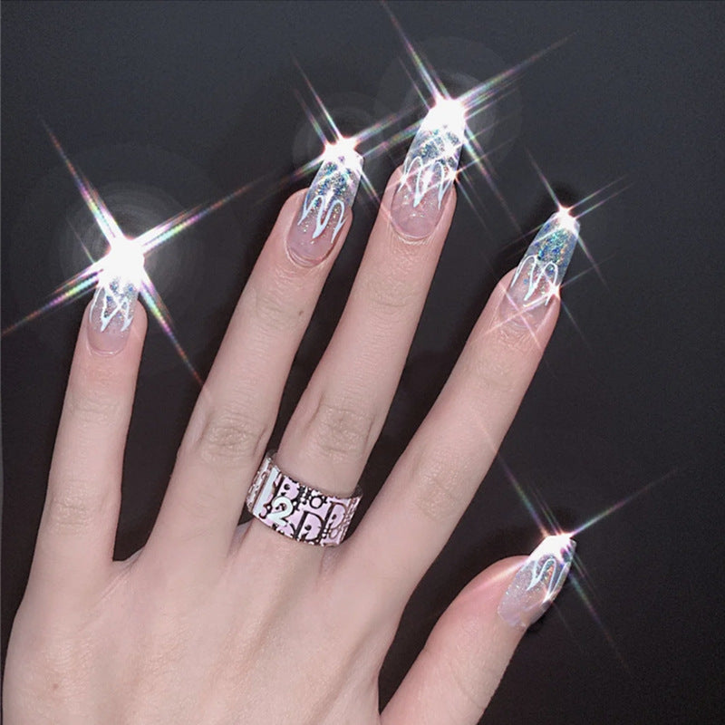 Glamorous Acrylic Press-On Nail Set