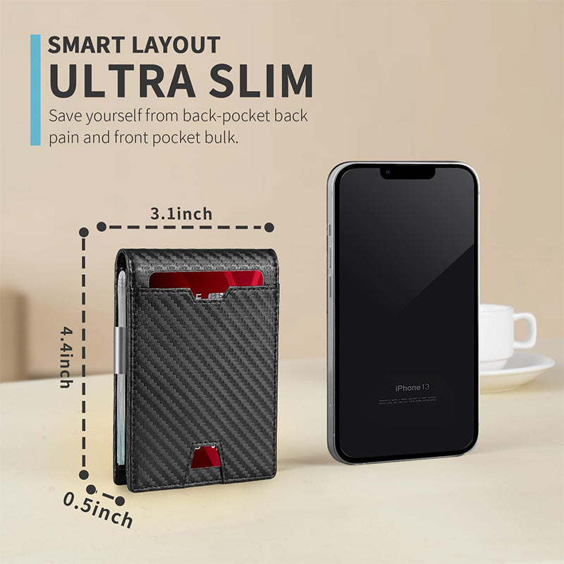 Carbon Fiber Slim Wallet Kalsten
