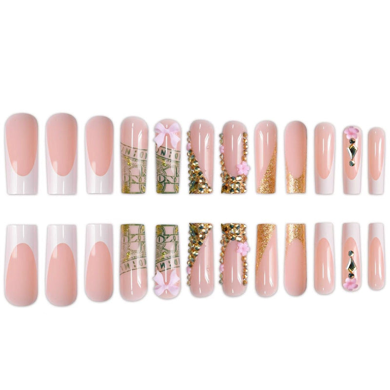 Glamorous Decorative Press-On Nails with Unique Embellishments Kalsten