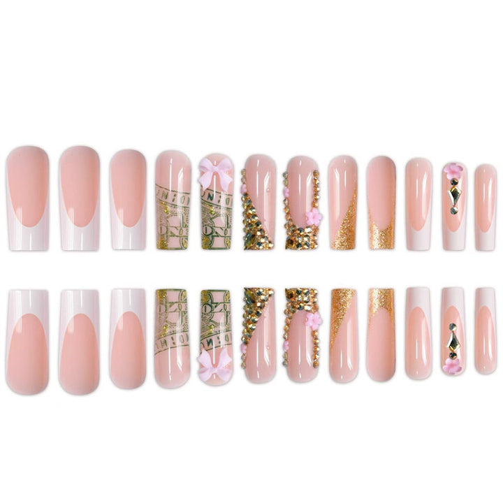 Glamorous Decorative Press-On Nails with Unique Embellishments Kalsten