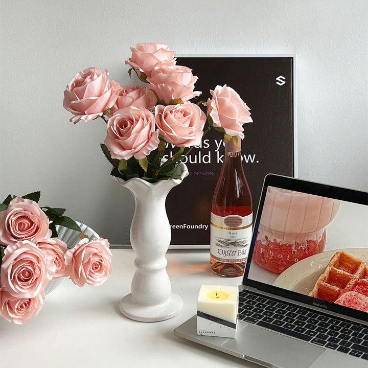 Elegant Glossy Ceramic Vase