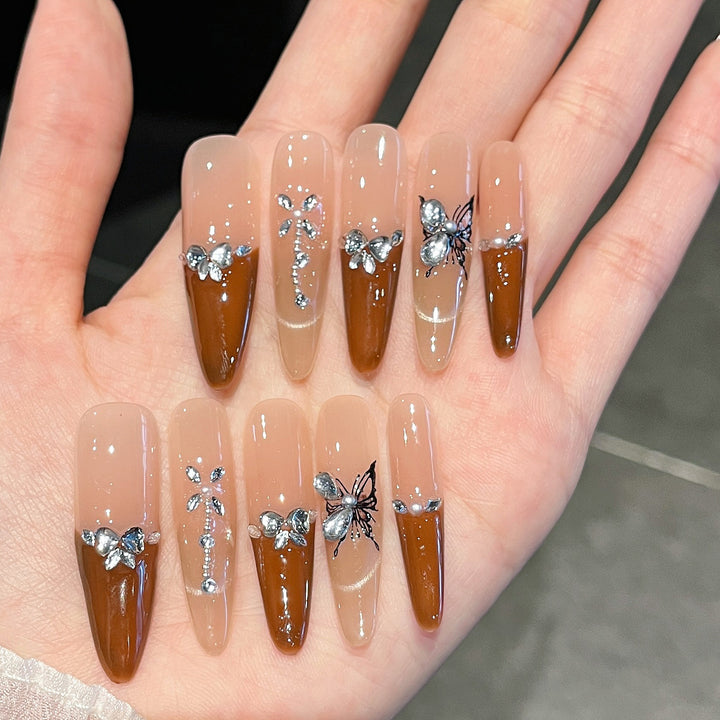 Stylish Stiletto Press-On Nail Extensions Kalsten