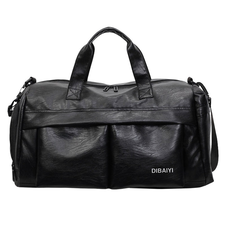 Stylish Leather Sports Duffle Bag