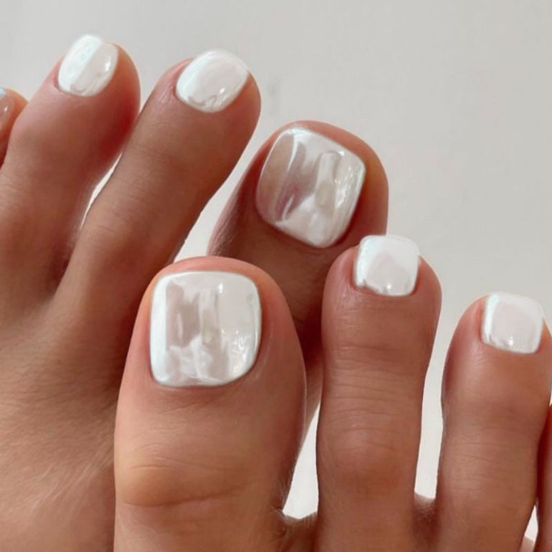 Premium Glossy Rectangle Press-On Nail Set Kalsten