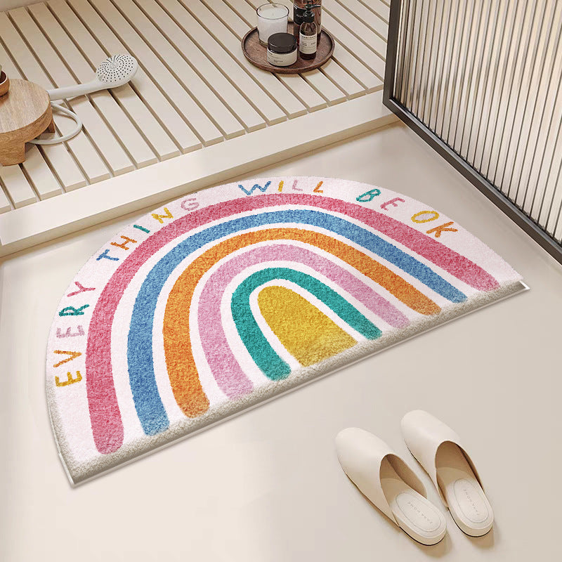 Plush Cloud-Shaped Bath Mat