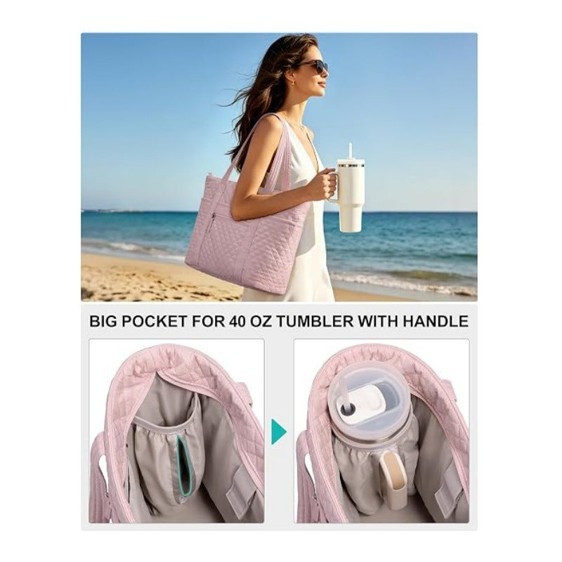 Practical tote bag with removable organizer Kalsten