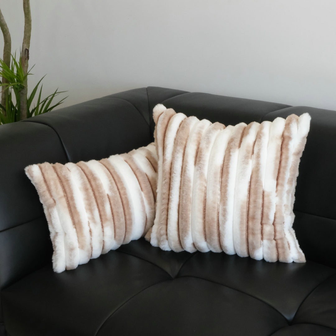 Plush Textured Decorative Pillow
