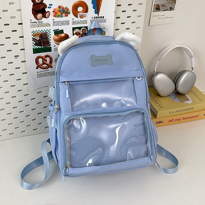 Funky Cat-Ear Design Reflective Backpack