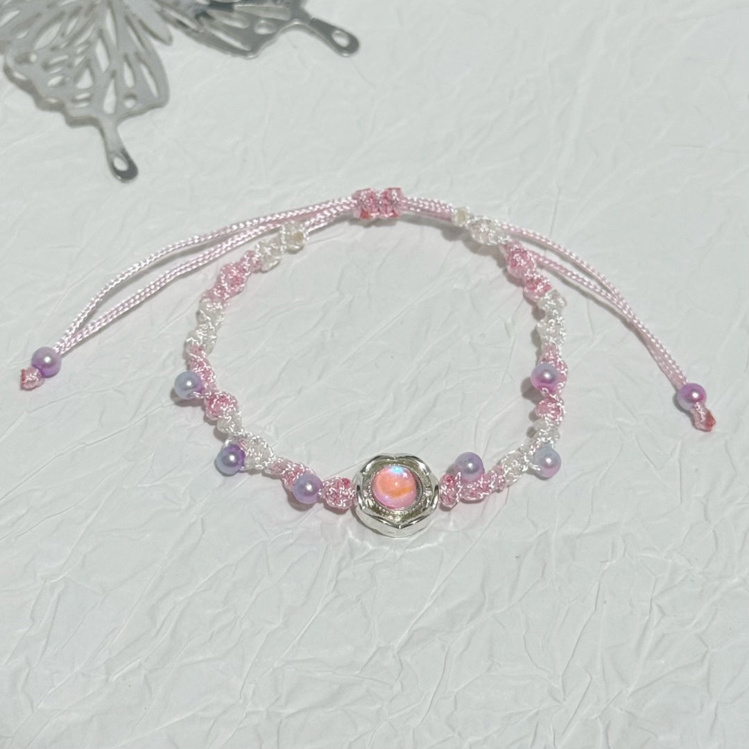 Adjustable Floral Charm Bracelet Kalsten