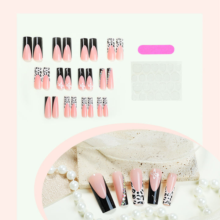 Artistic Press-On Nail Set with Creative Patterns kalsten