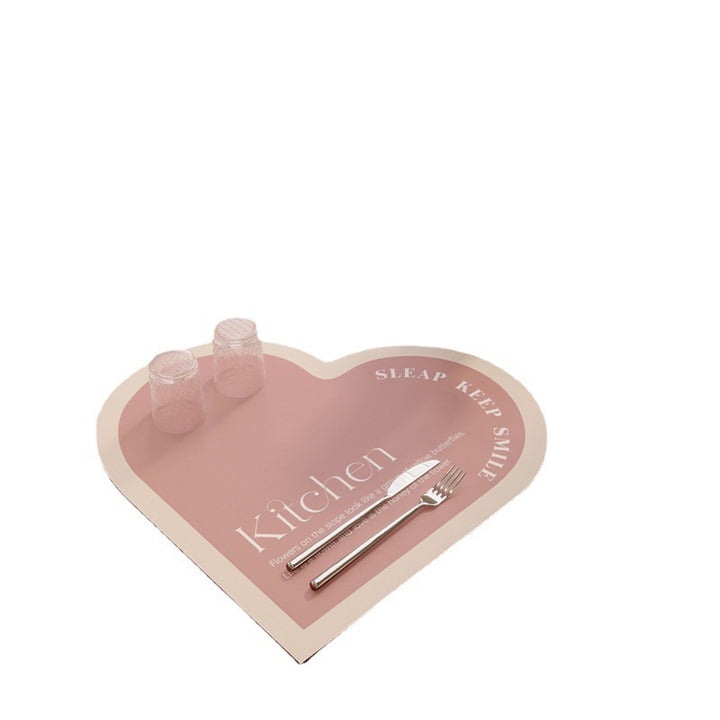 Heart-Shaped Kitchen Mat Kalsten