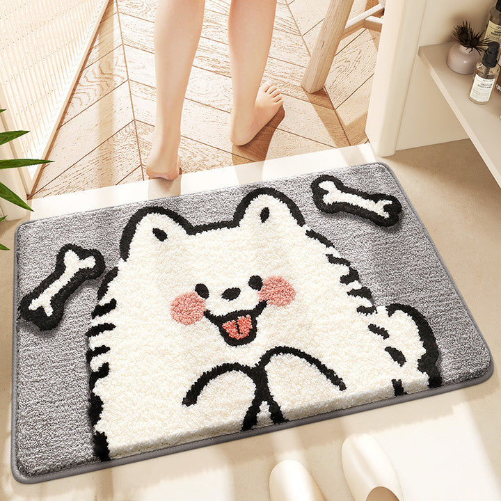 Cute Pet-Themed Bath Rug Kalsten