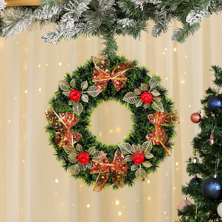 Festive Reindeer Door Wreath Decoration Kalsten