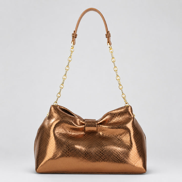 Decorative Metallic Handbag