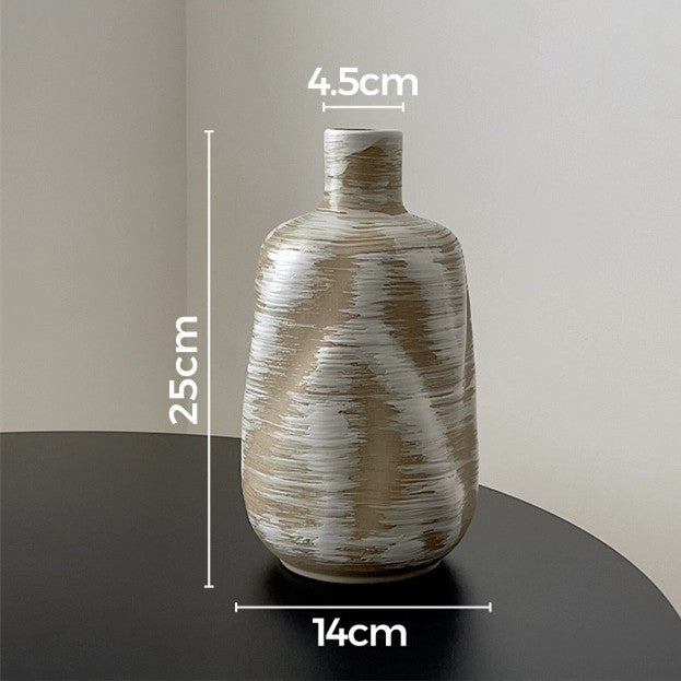 Contemporary Textured Ceramic Vase