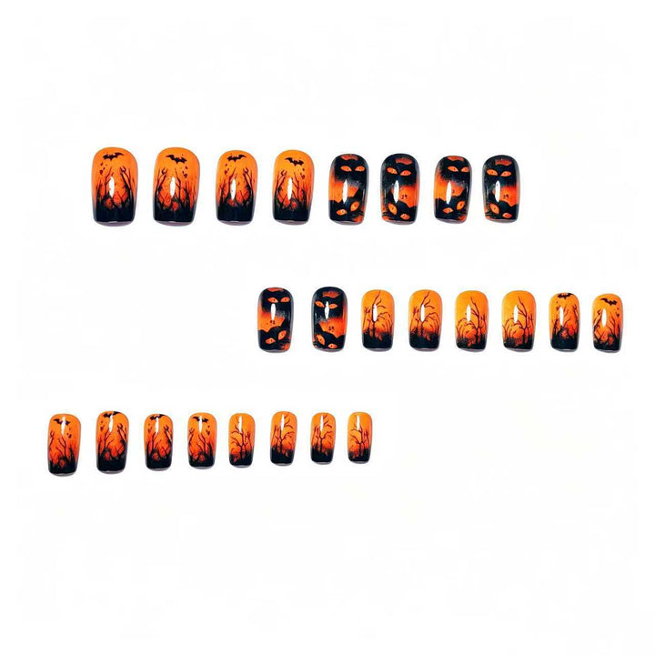 Creative artificial nails with spooky Halloween design Kalsten