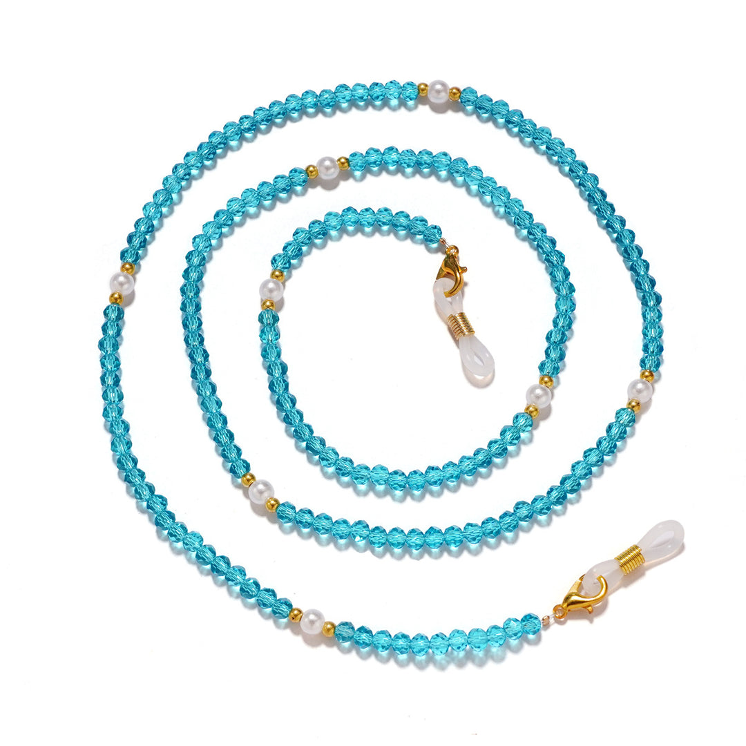 Elegant Crystal Beaded Eyewear Chain Kalsten