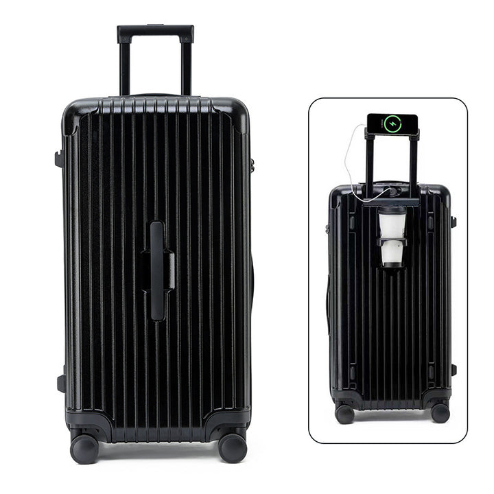 Unisex Hard-shell Travel Suitcase Kalsten