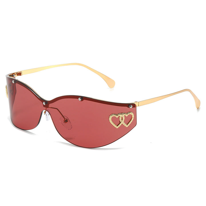 Fashion-Forward Avant-Garde Shield Sunglasses Kalsten