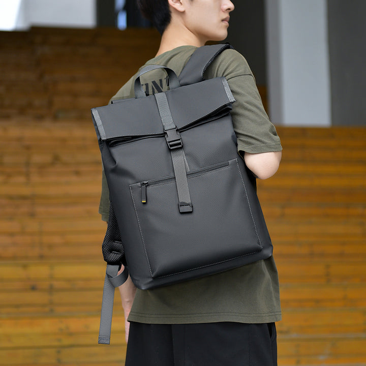 Stylish Roll-Top Waterproof Backpack Kalsten