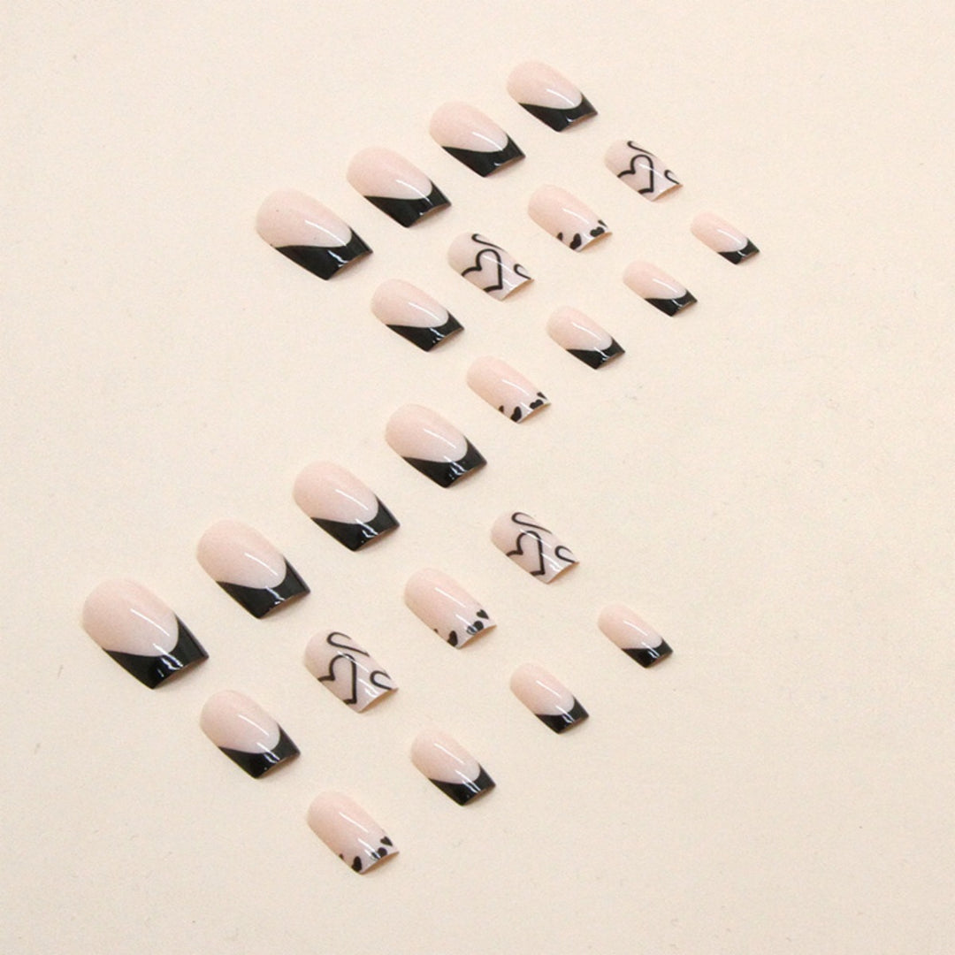 Elegant Heart Pattern Nail Art Kalsten